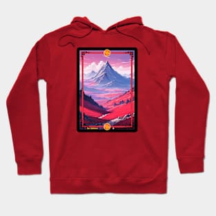 Mountain Landscape Scene - CCG Borderless Full Art - 1st Edition Hoodie